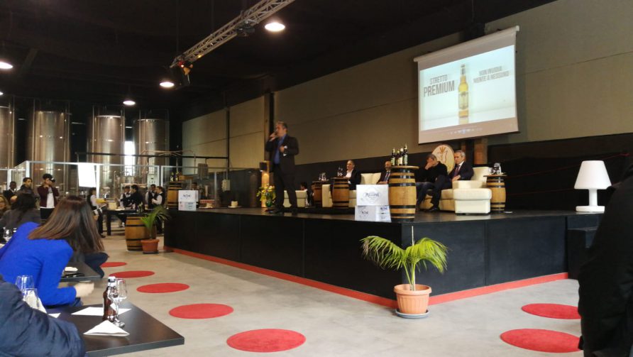 Mimmo Sorrenti presidente della coop Birrificio Messina presenta la nuova birra “Cristalli di Sale“
