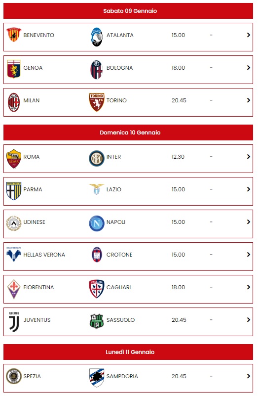 Serie A: classifiche e risultati delle partite di oggi - Gazzetta del Sud