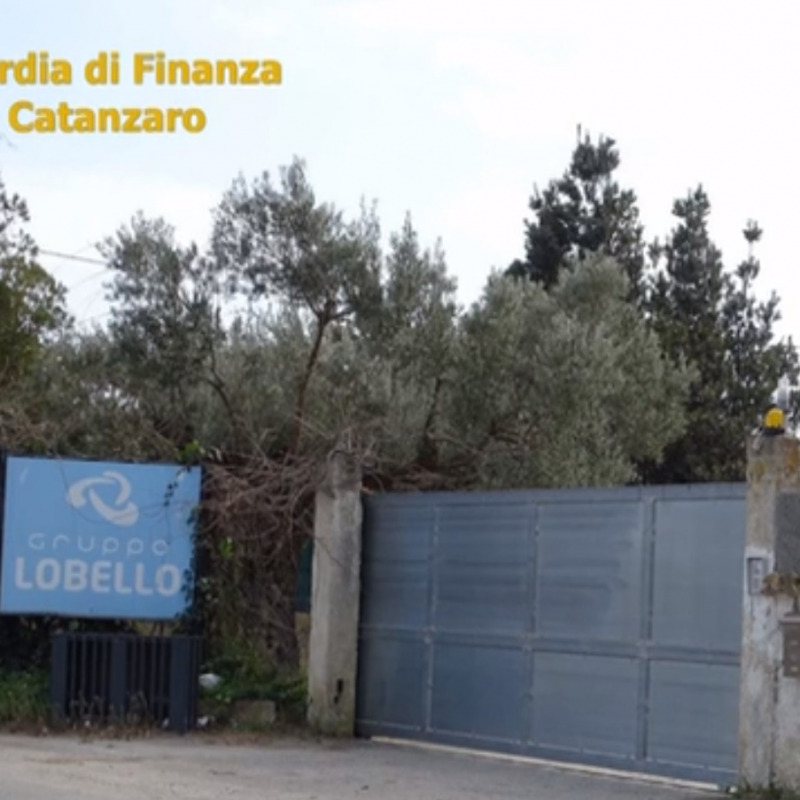 La sede del gruppo imprenditoriale Lobello a Catanzaro