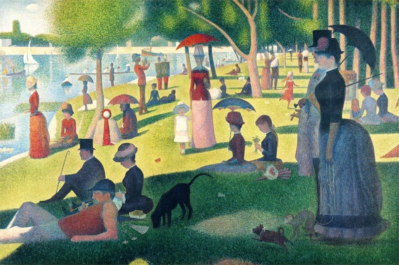 Una domenica su La Grande Jatte 1884 di Georges Seurat