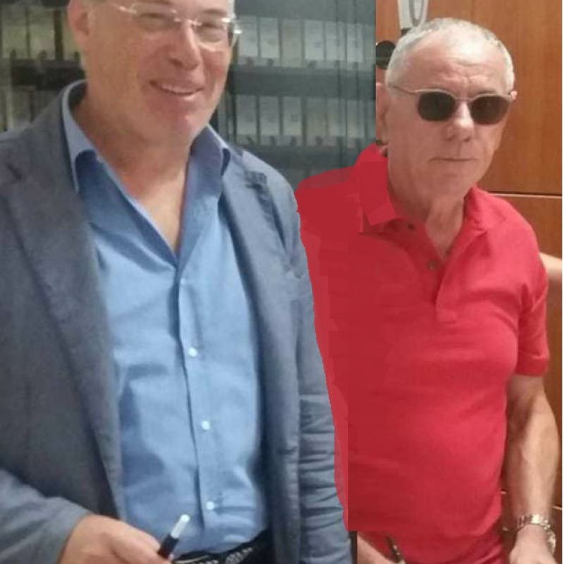 Raffaele D’Agostino e il sindaco Aldo Alessio