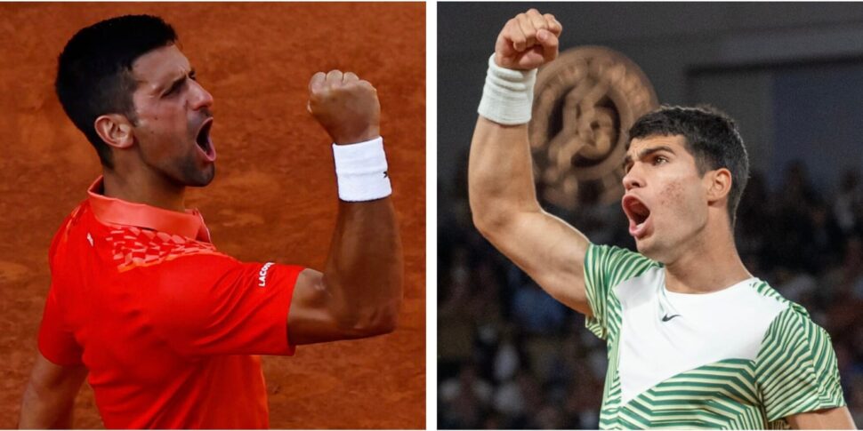 Roland Garros, Alcaraz e Djokovic in un testa a testa epocale