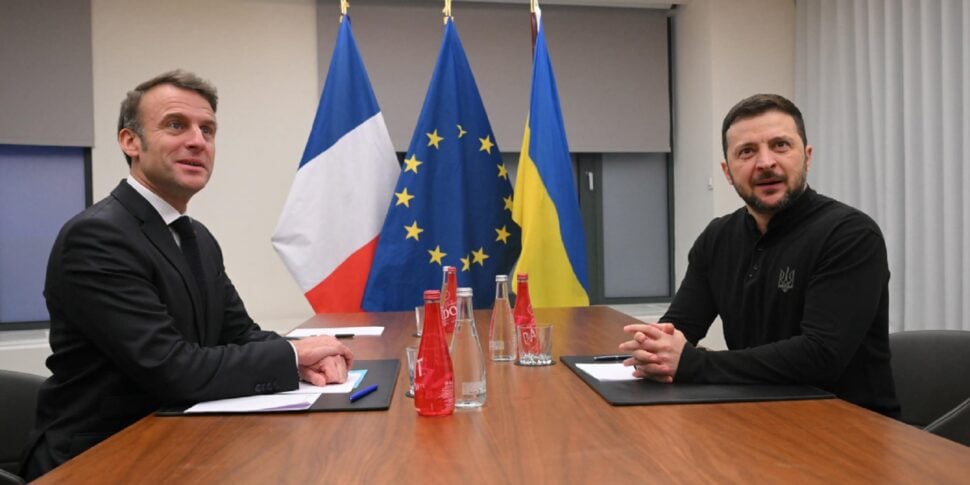 Macron e Zelensky, intesa per l Macron e Zelensky, intesa per l