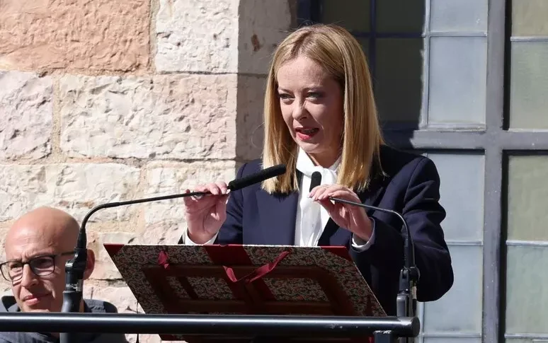 meloni cita san francesco la pace non arriva invocandola ma costruendola