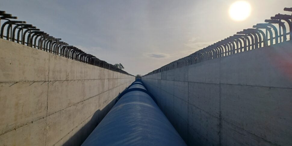 Webuild ha realizzato 25 km di rete idrica collegata alla rete ferroviaria Palermo Catania