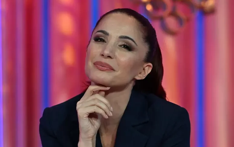 milly carlucci sabato andrea delogu torner224 in pista a ballando