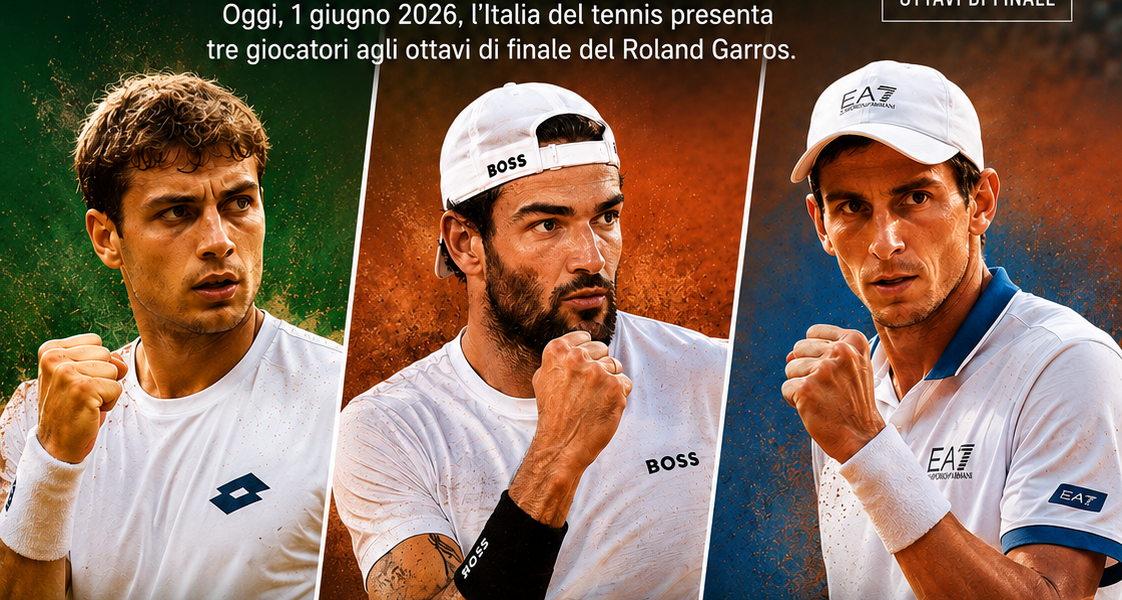 Roland Garros, è il giorno dei tre leoni azzurri: Cobolli, Berrettini e Arnaldi vogliono i quarti. Doppio derby all